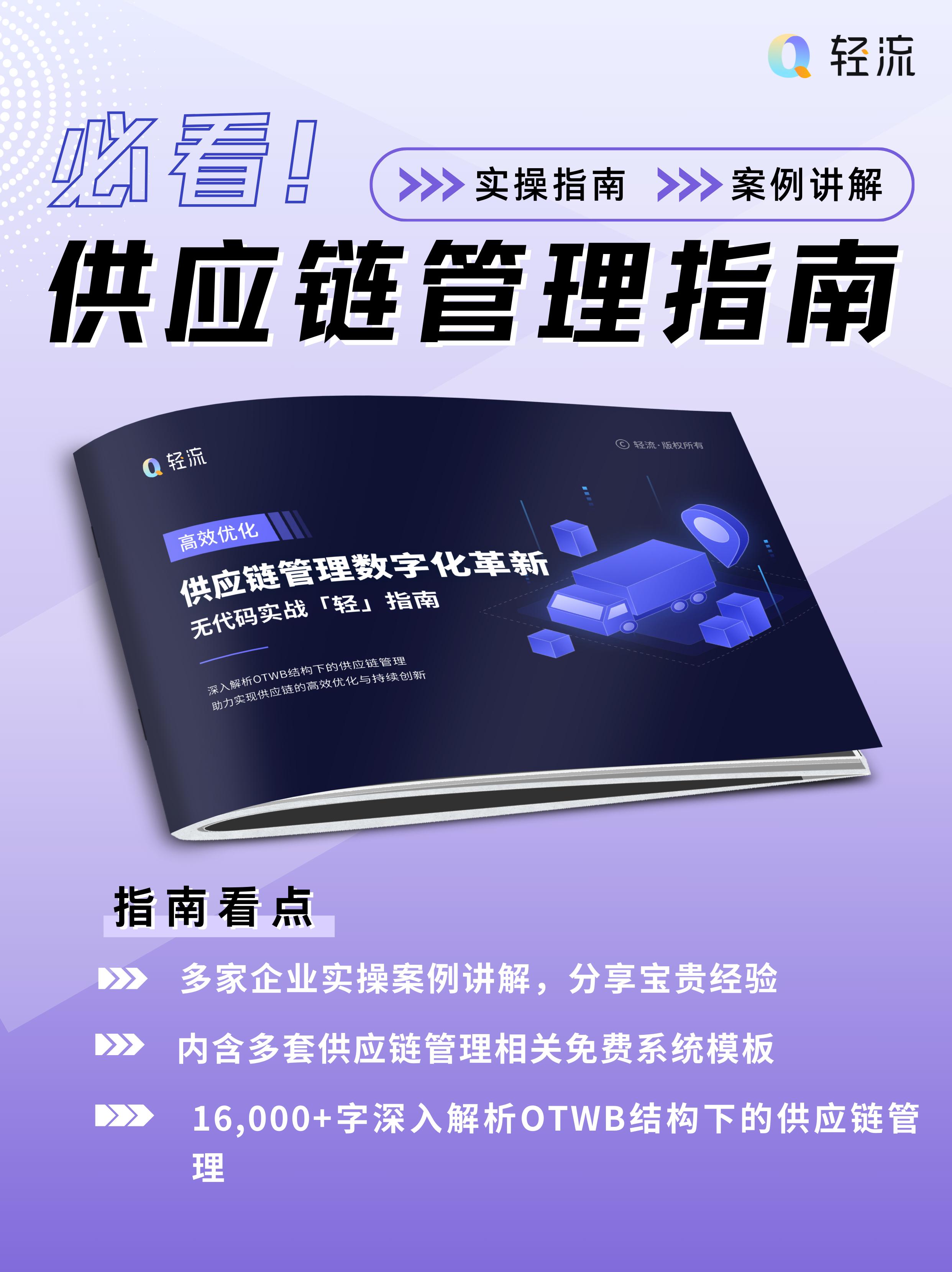 【资料领取】供应链管理全攻略指南，聚焦OTWB，精选多家企业案例